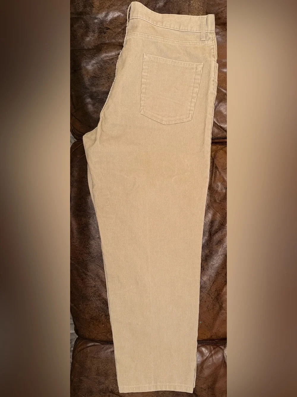 Men's Relaxed Straight Corduroy Jeans - Size 38x29